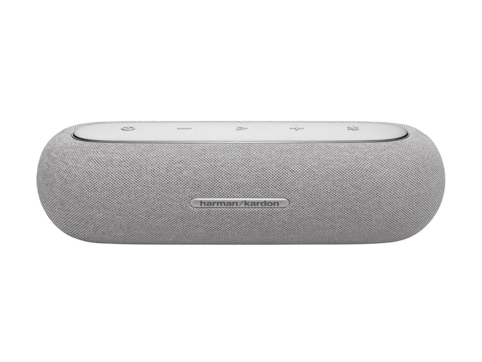 Bocina Harman Kardon Luna Inalámbrica con Resistencia al Agua y Polvo (Gris)