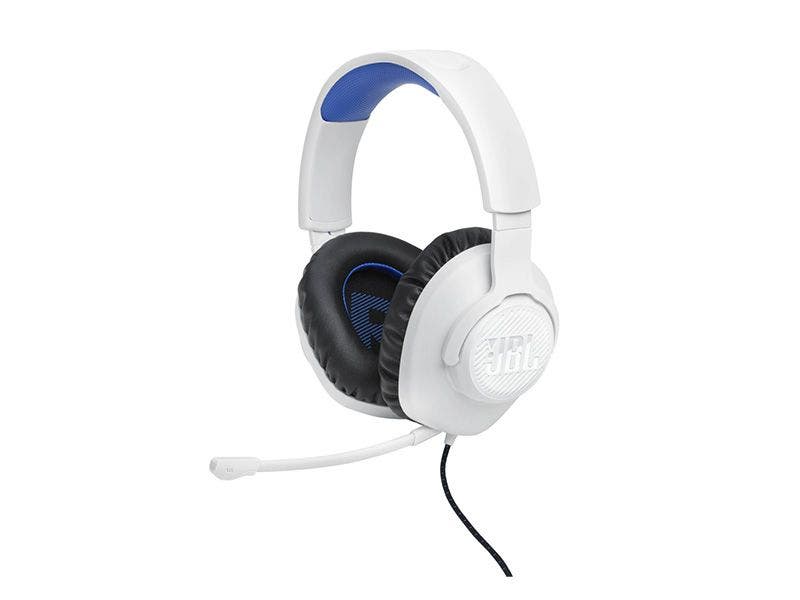 Headset JBL Quantum 100P Console PlayStation Alámbrico (Blanco)