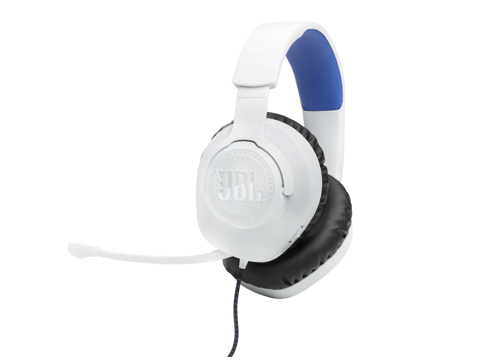 Headset JBL Quantum 100P Console PlayStation Alámbrico (Blanco)