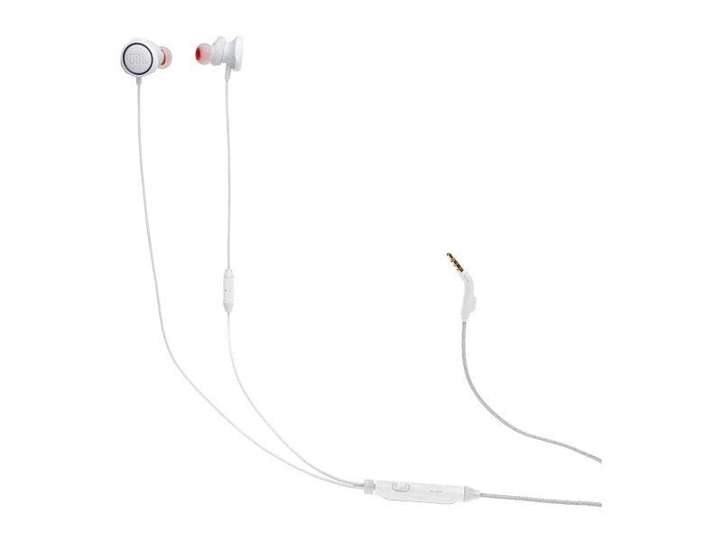 Audífonos JBL Quantum 50 In-Ear Gaming Alámbrico con Micrófono (Blanco)