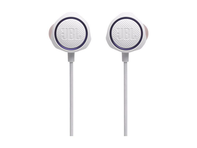 Audífonos JBL Quantum 50 In-Ear Gaming Alámbrico con Micrófono (Blanco)