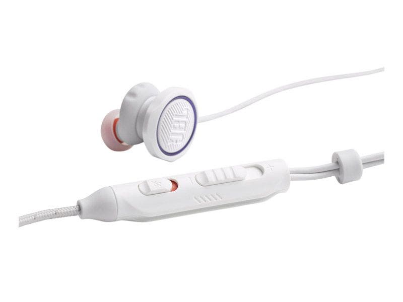 Audífonos JBL Quantum 50 In-Ear Gaming Alámbrico con Micrófono (Blanco)