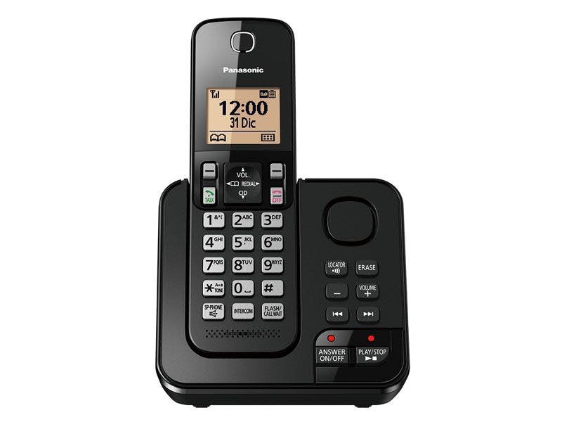 Panasonic, KX-TGC360LAB,  Teléfono inalámbrico DECT, Con contestadora digital.