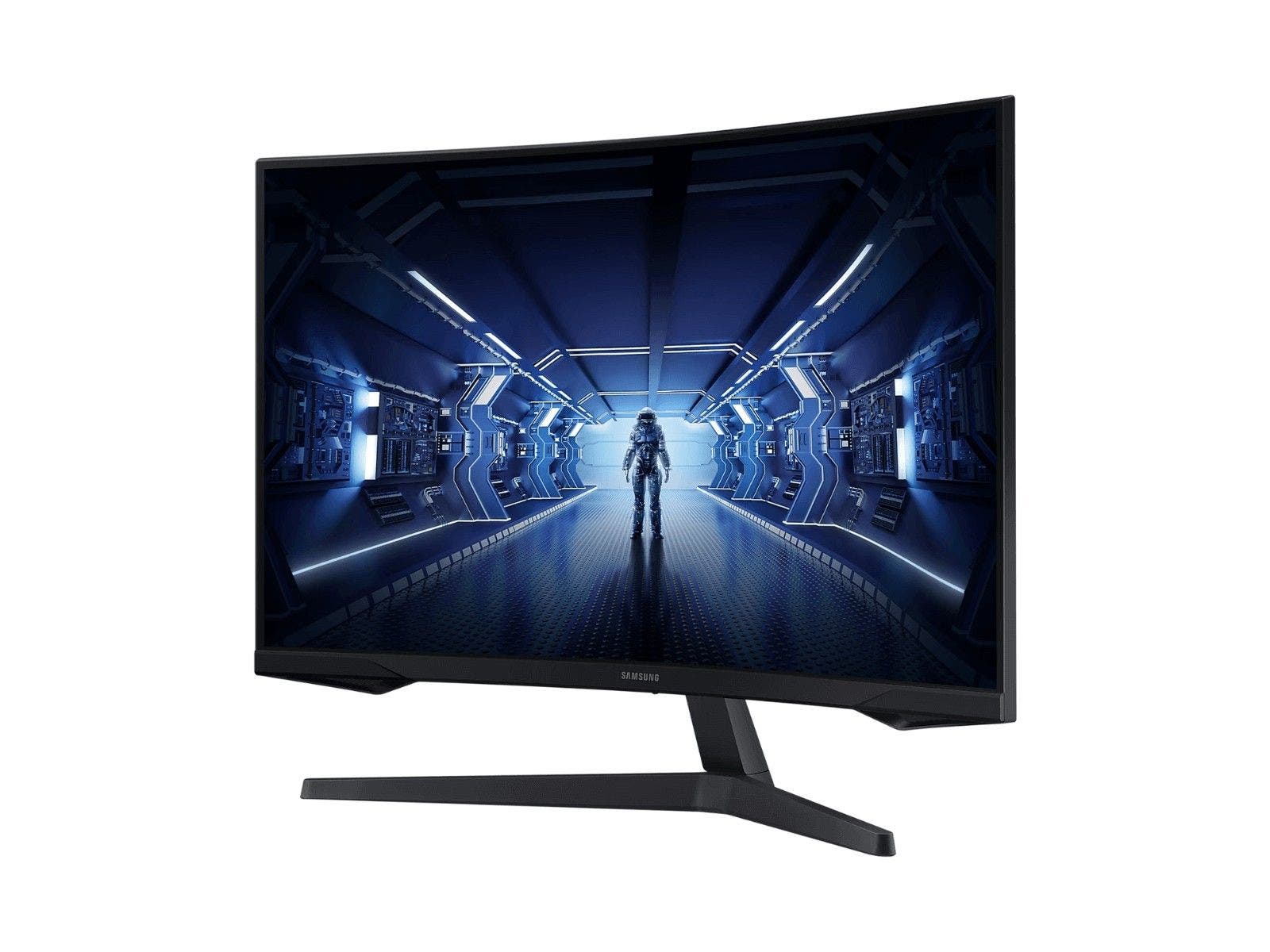 Monitor Samsung de 32" Odyssey G5 Gaming, WQHD, 144Hz, 1ms, FreeSync Premium, 1000R Curvo