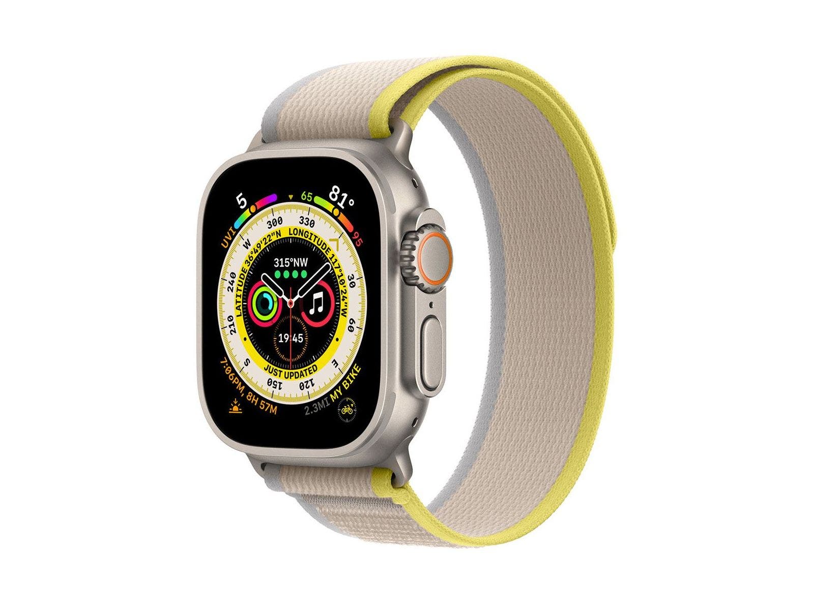 Apple Watch Ultra GPS, 49mm (Trail Band Amarilla)