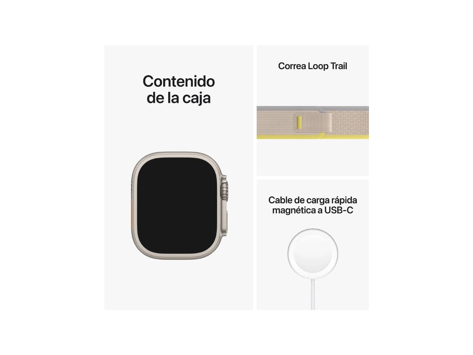 Apple Watch Ultra GPS, 49mm (Trail Band Amarilla)