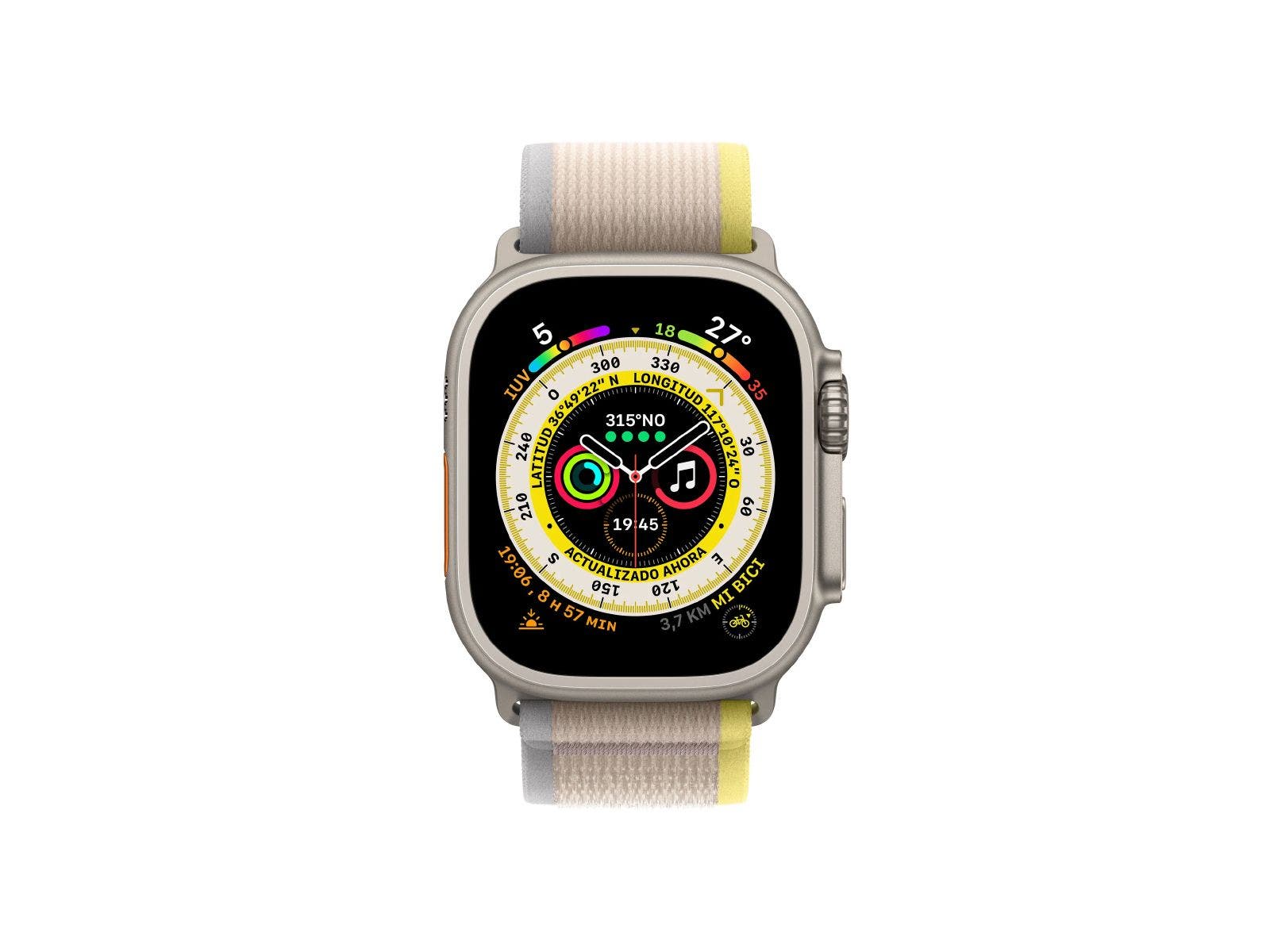 Apple Watch Ultra GPS, 49mm (Trail Band Amarilla)