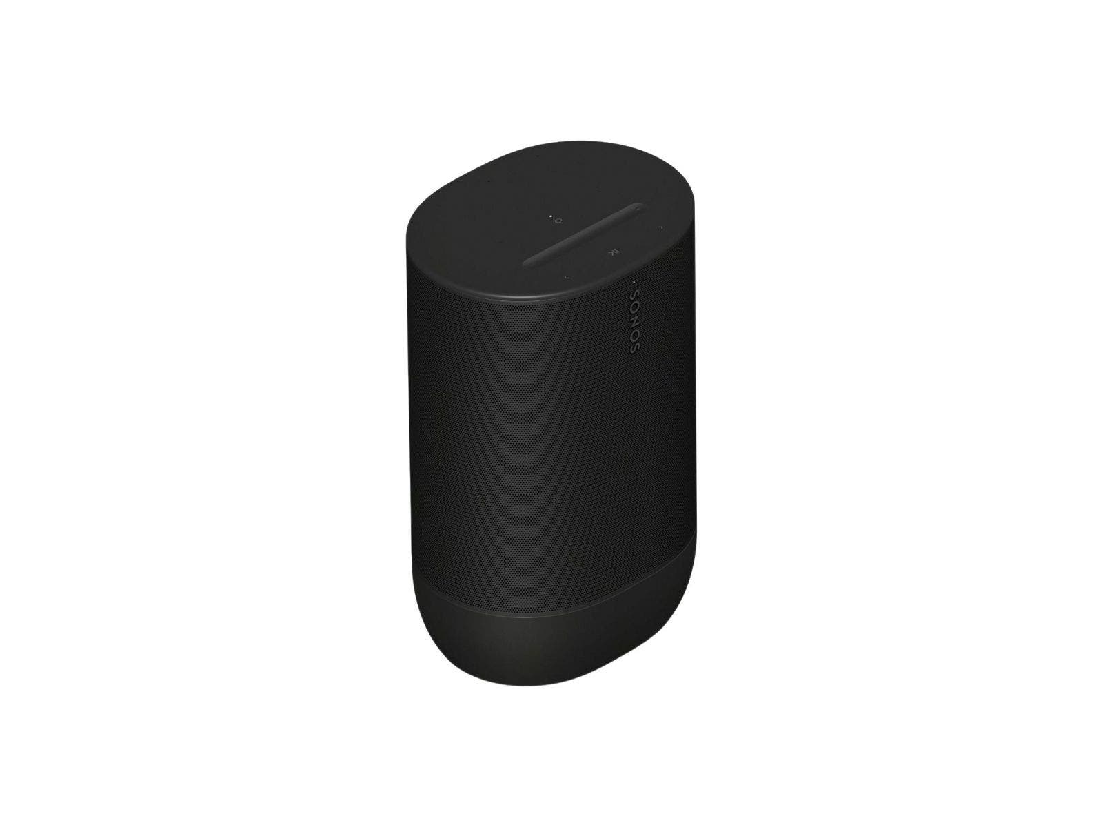 Bocina portátil inteligente, multiroom, Wi-Fi, compatible con google assistant y alexa, color negro