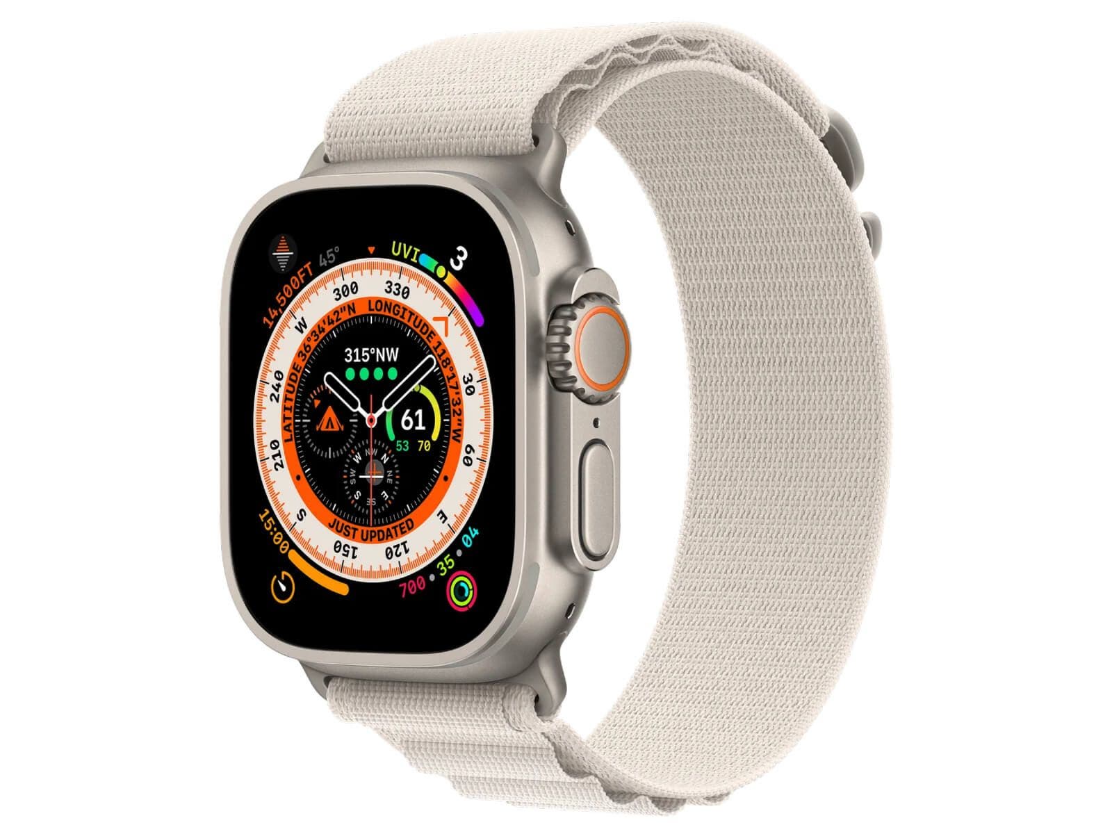 Apple Correa Alpine para Apple Watch Ultra 49mm (Blanco)