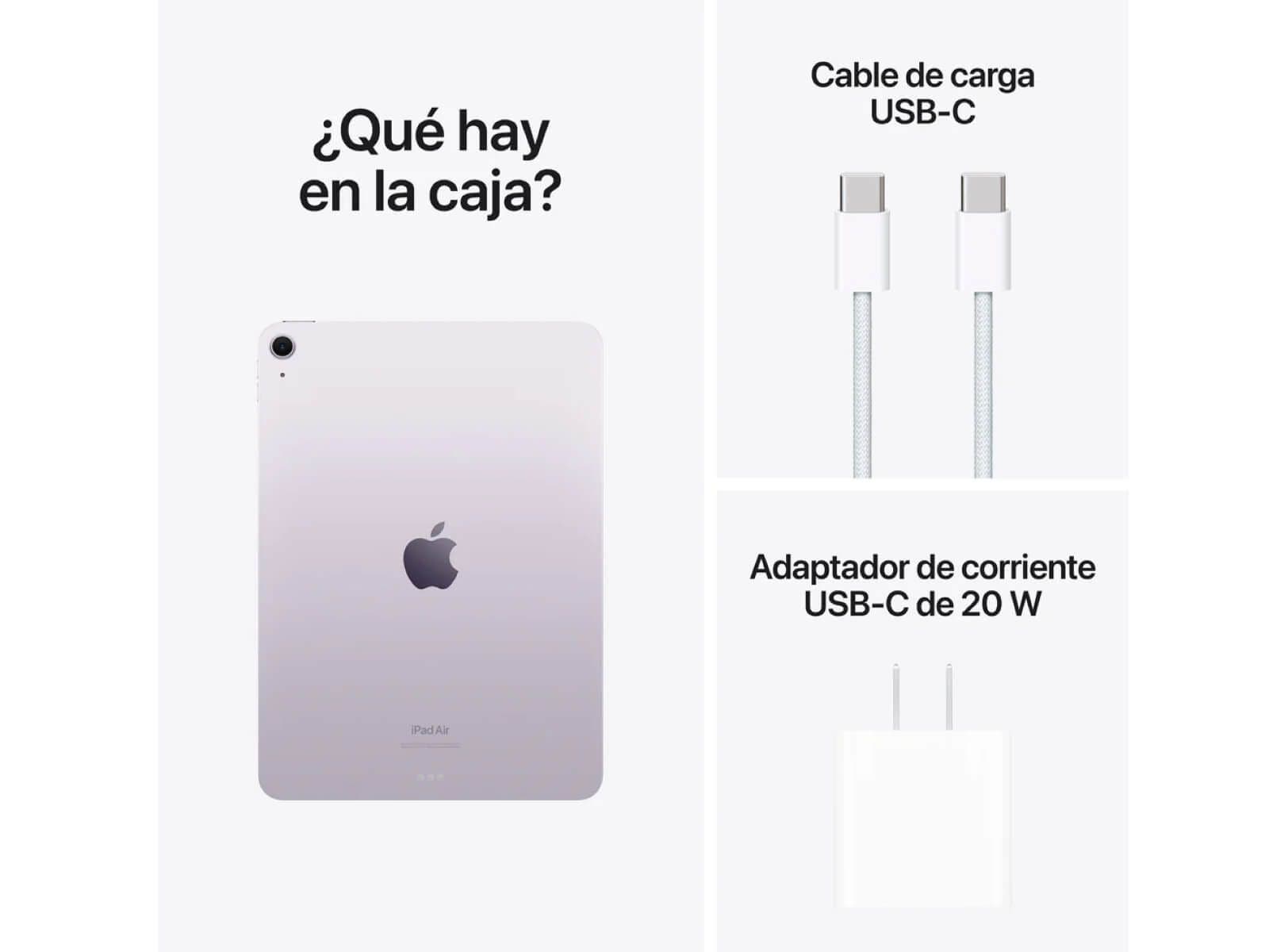 Apple, iPad Air M2, 11", WIFI, 128GB (Morado)