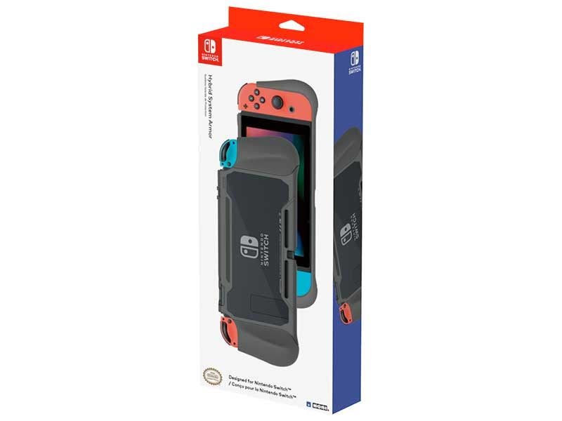 Protector de consola HORI Hybrid System Armor para Nintendo Switch (Negro)