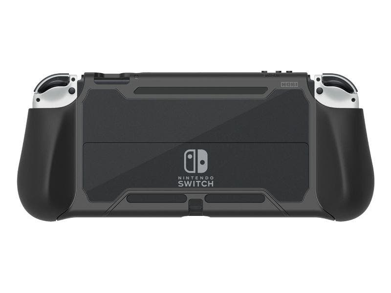 Protector de consola HORI Hybrid System Armor para Nintendo Switch OLED (Negro)