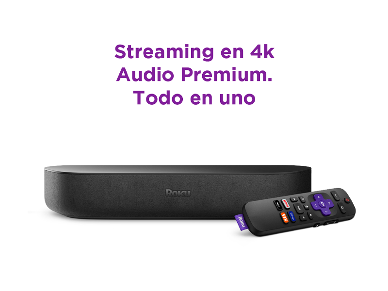 ROKU ROK9102MX Barra de sonido para TV por streaming 4K