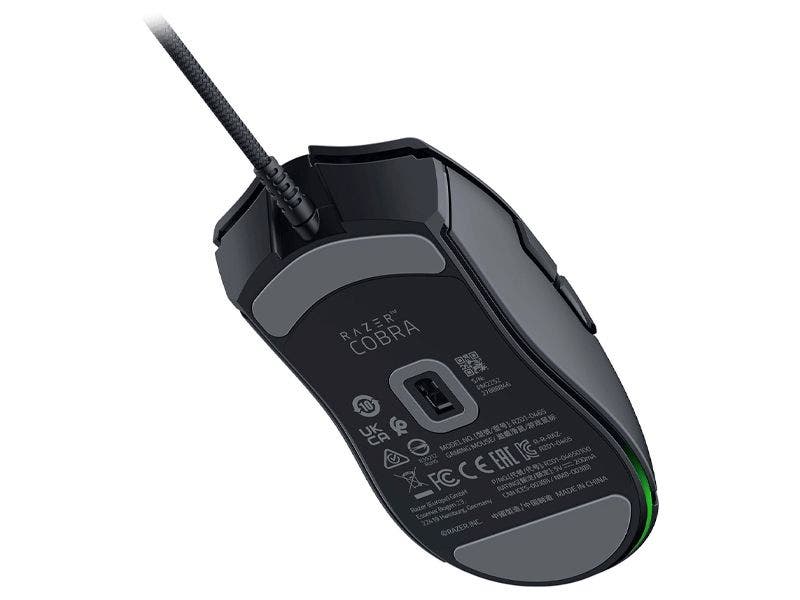 Mouse Razer Cobra Gaming Alámbrico con Iluminación RGB (Negro)