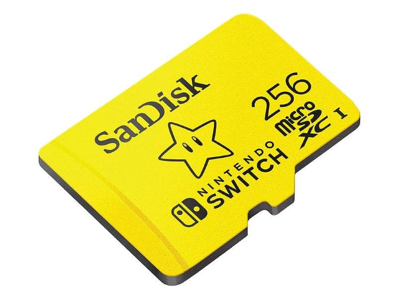 MicroSDXC UHS-I SanDisk para Nintendo Switch de 256GB, 100 MB/s