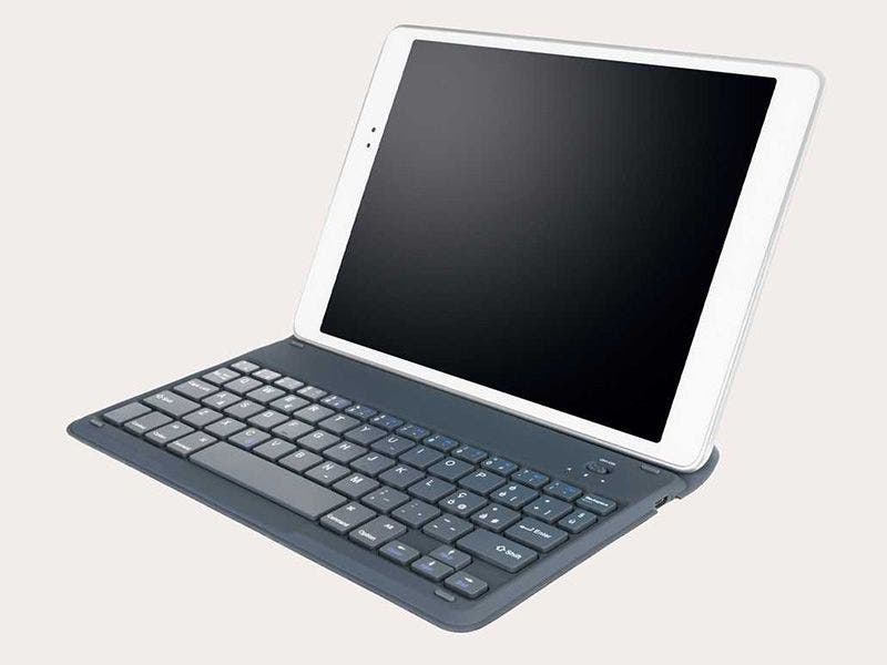 Tucano, Teclado Scrivo para Celulares y Tablets de hasta 10" (Azul)