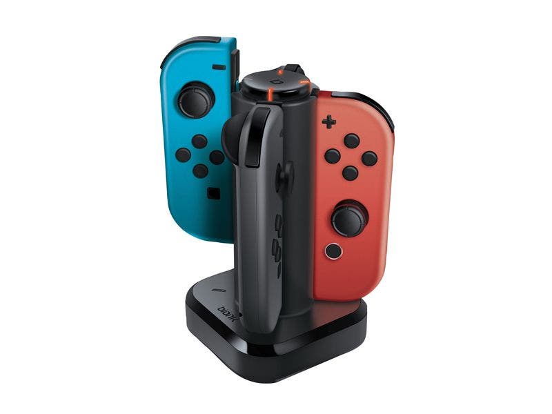 Cargador Bionik Tetra Power para Joy-Con (Negro)