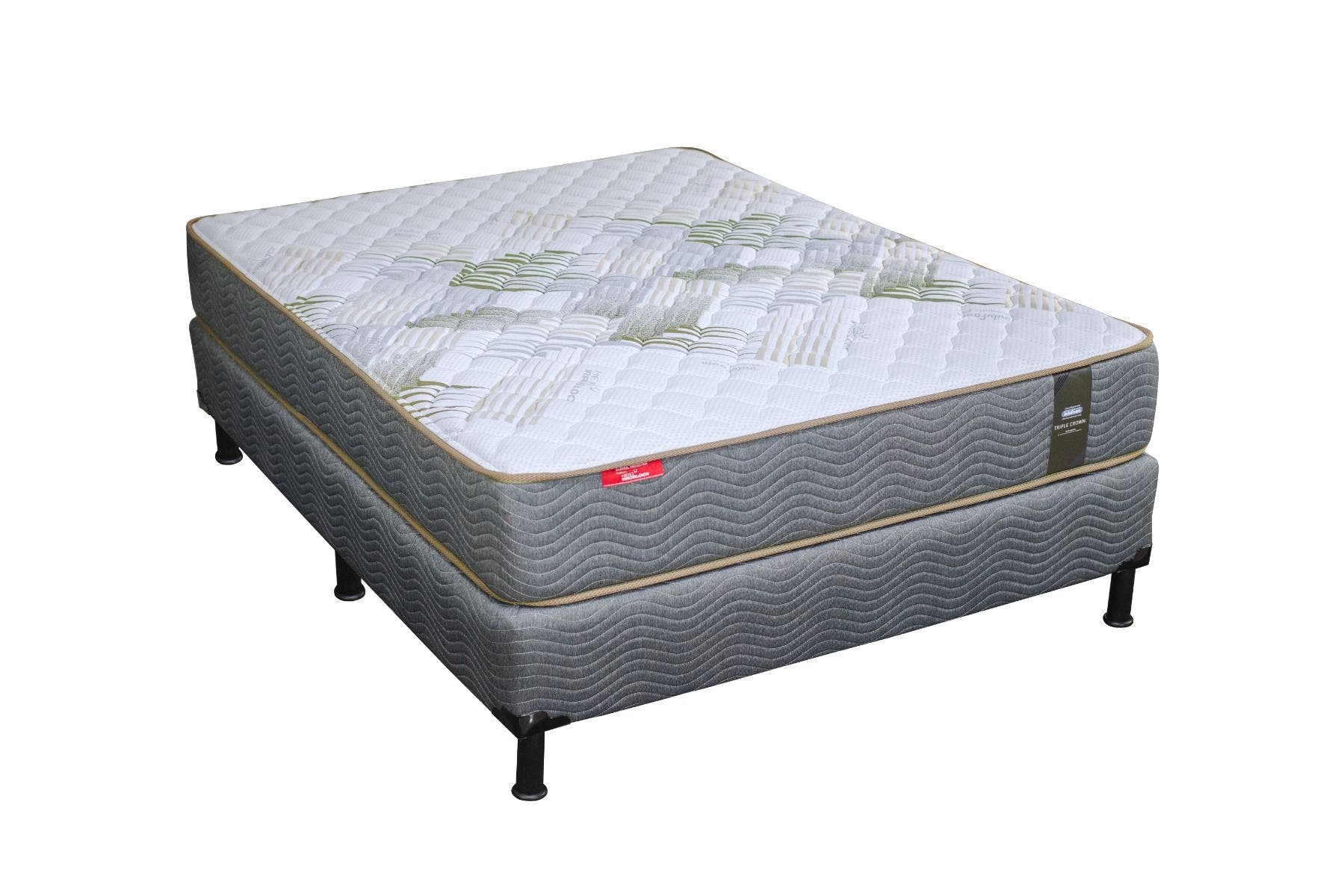 Cama Imperial Indufoam Triple Crown Base Acolchada