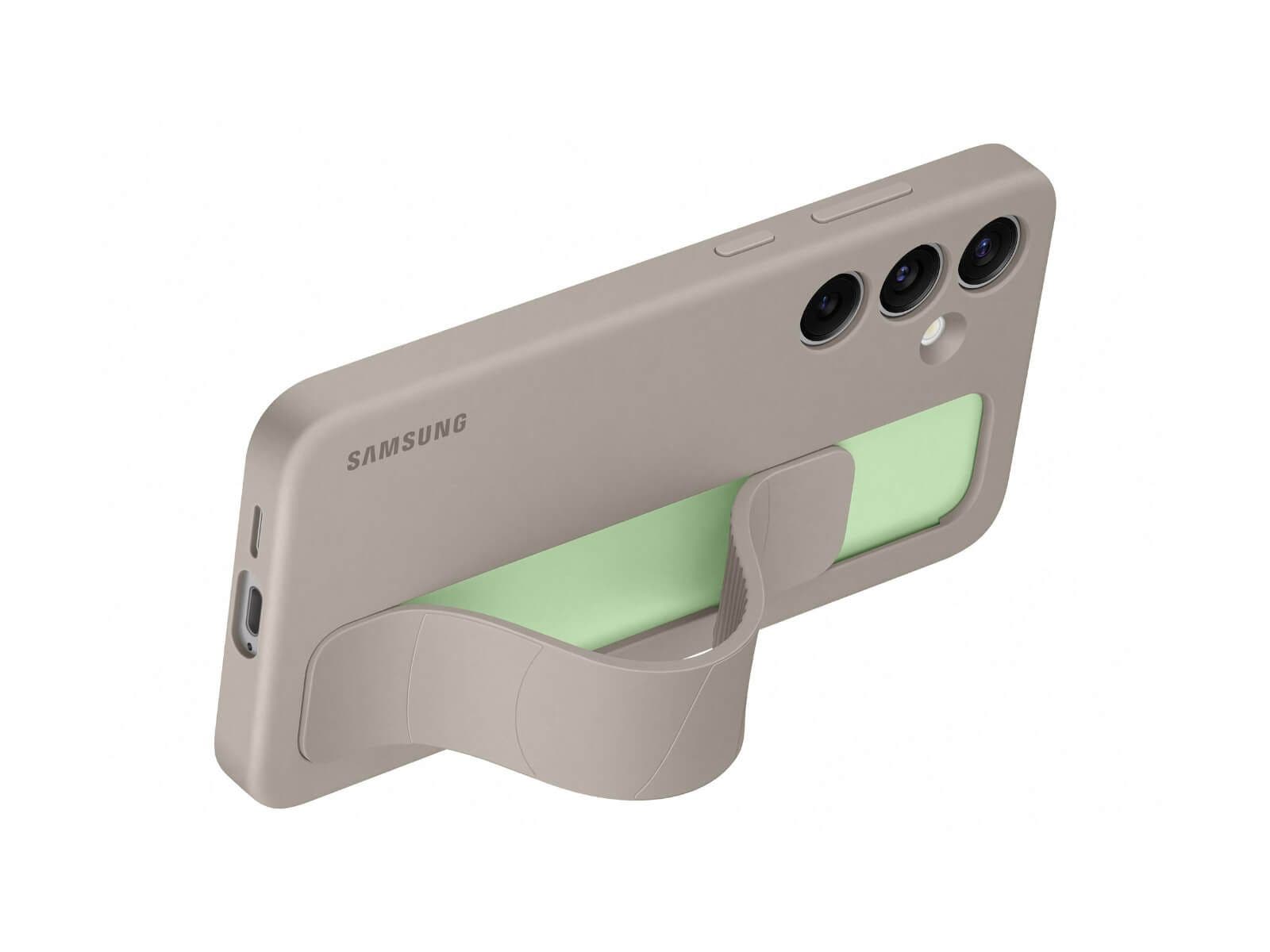 Samsung, Estuche Standing Grip para S24 (Café)