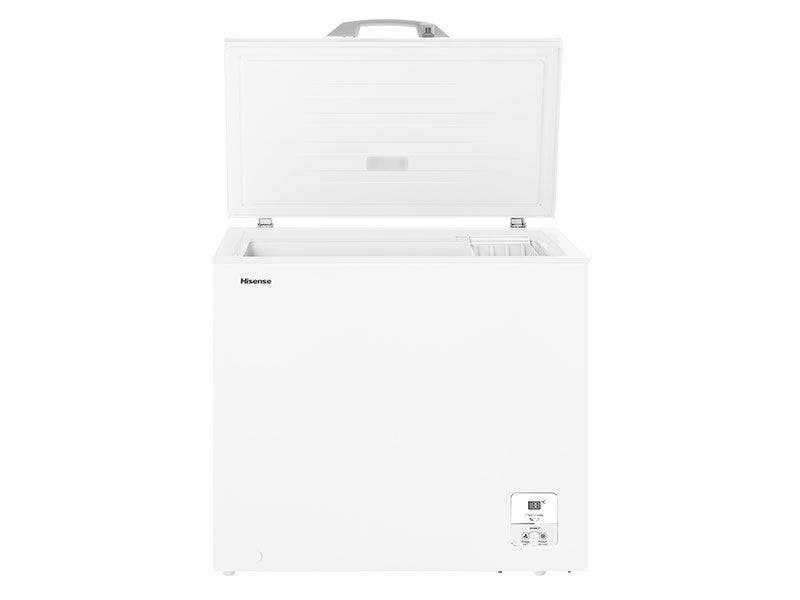 Congelador horizontal de 7' cúbicos, color blanco. Hisense FC70D6BWXE