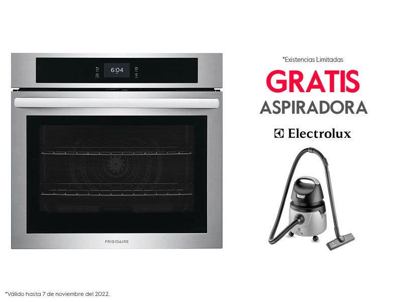 Horno eléctrico empotrable, 30" de ancho, acabado en acero, convección, Frigidaire FCWS3027AS.