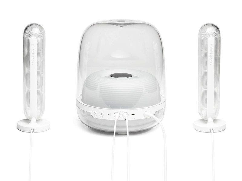 Bocina Harman Kardon Soundsticks 4 Inalámbrica con Bluetooth (Blanco)