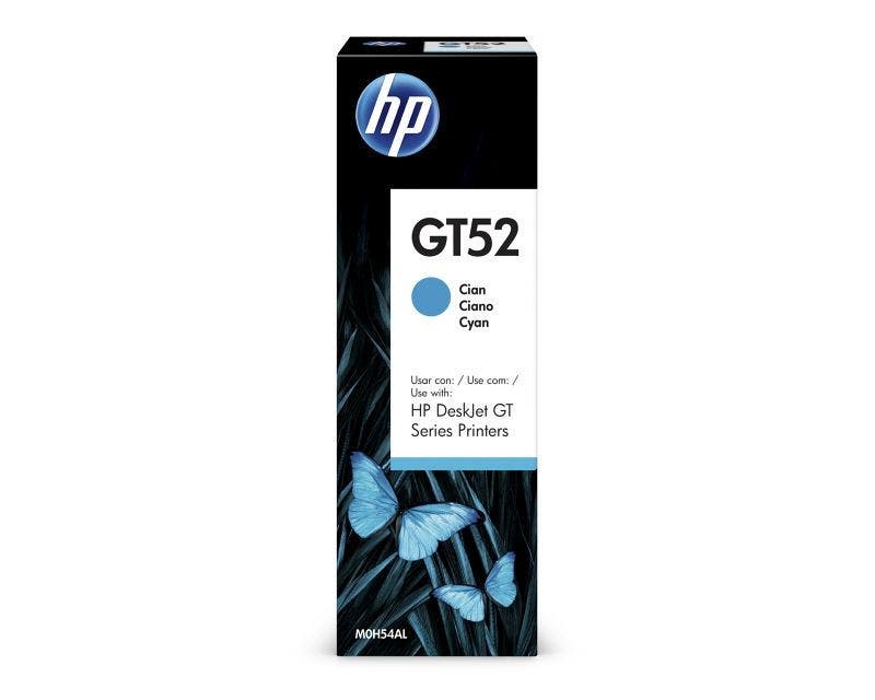 Botella de Tinta HP GT52C Cian para Impresoras HP315, HP415, HP515, HP530