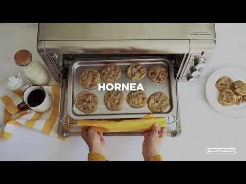 Horno Tostador fríe y hornea, Black+Decker, TO3265XSS-LA, Extra Ancho