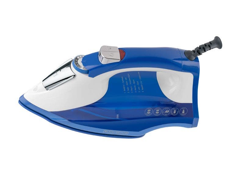 Black + Decker, IR1866, Plancha de ropa, Color azul.