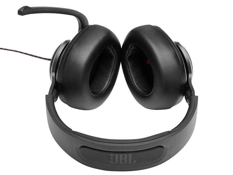 Headset JBL Quantum 200 Gaming Alámbrico Multiplataforma con Micrófono Abatible (Negro)