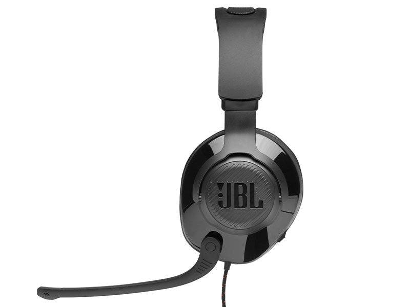 Headset JBL Quantum 200 Gaming Alámbrico Multiplataforma con Micrófono Abatible (Negro)