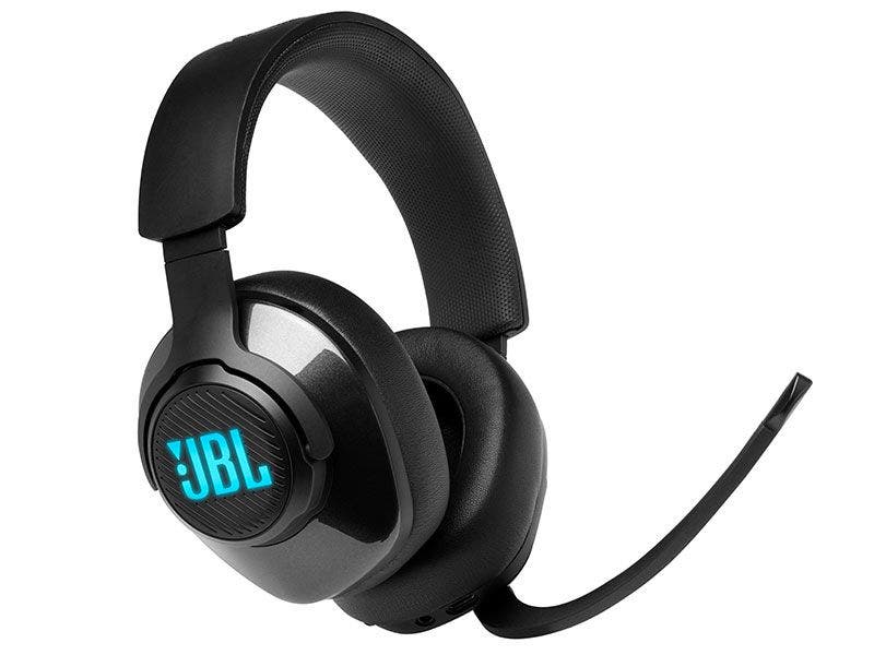 Headset JBL Quantum 400 Over-Ear Gaming con Entrada Plug y USB (Negro)