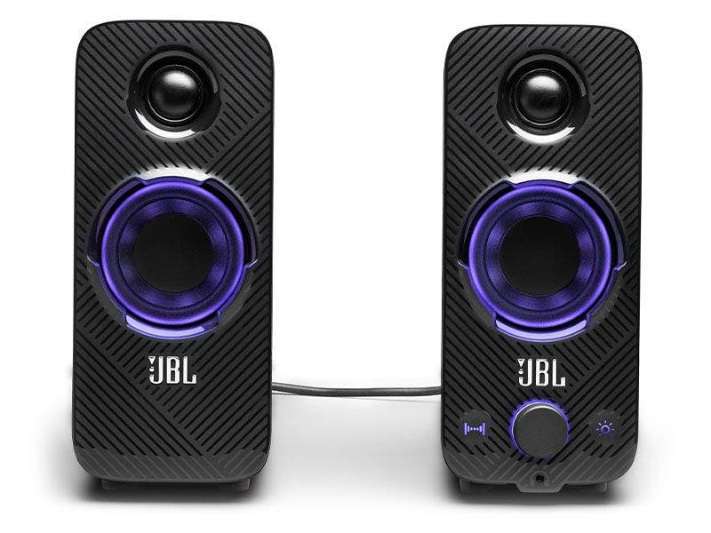 Bocinas JBL Quantum Duo Gaming de 20W con Iluminación (Negro)