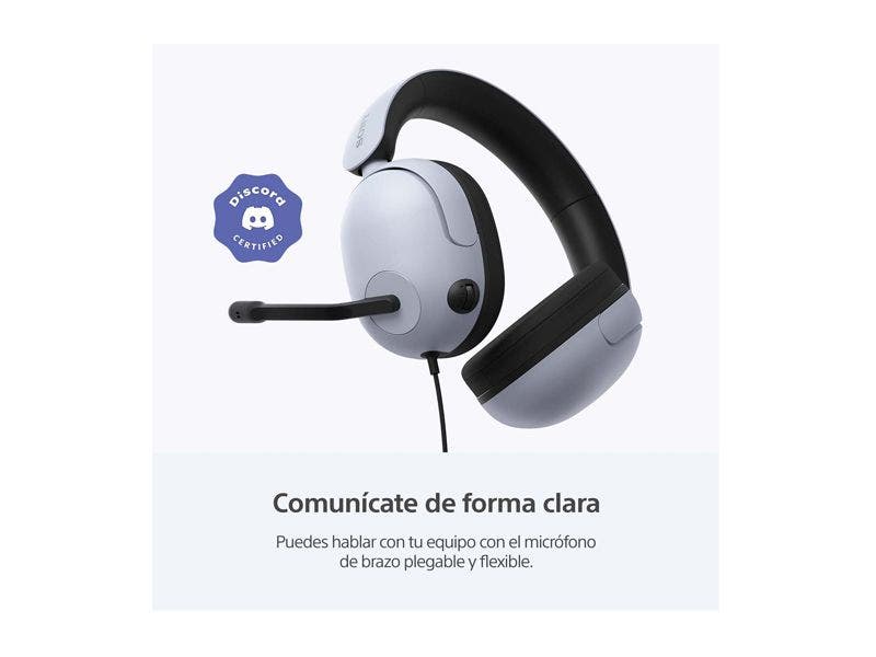 Headset Sony MDR-G300 INZONE H3 Gaming Alámbrico con Sonido Espacial (Blanco)