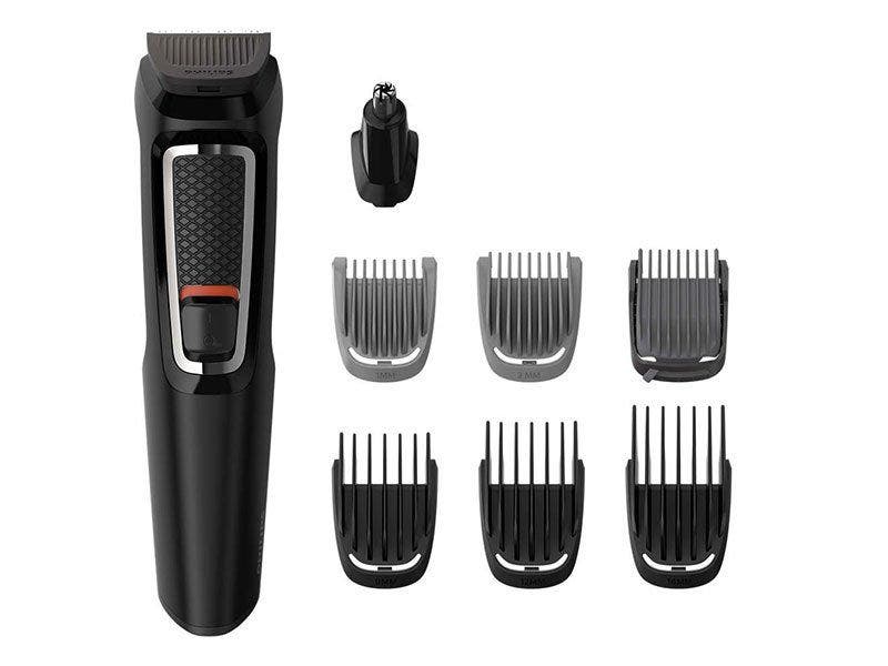 philips, MG3730, Multigroom kit con 8 accesorios, color negro