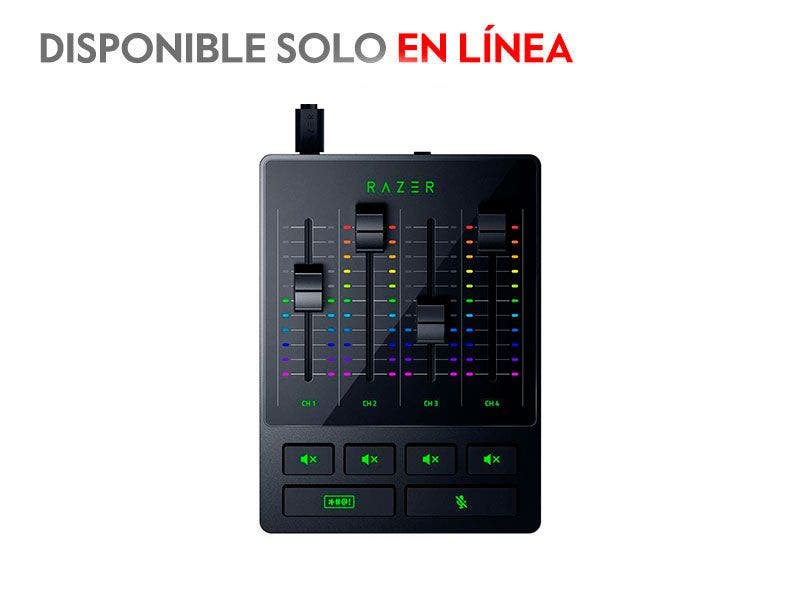 Mezclador de Audio Razer Audio Mixer Digital Todo en Uno para Streaming