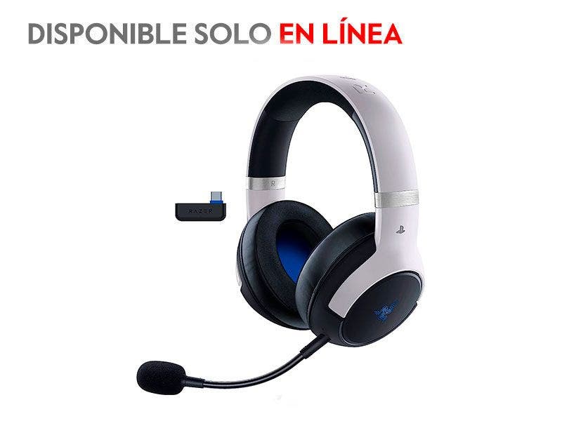 Headset Razer Kaira Pro HyperSpeed PlayStation Inalámbrico con Micrófono (Blanco/Negro)