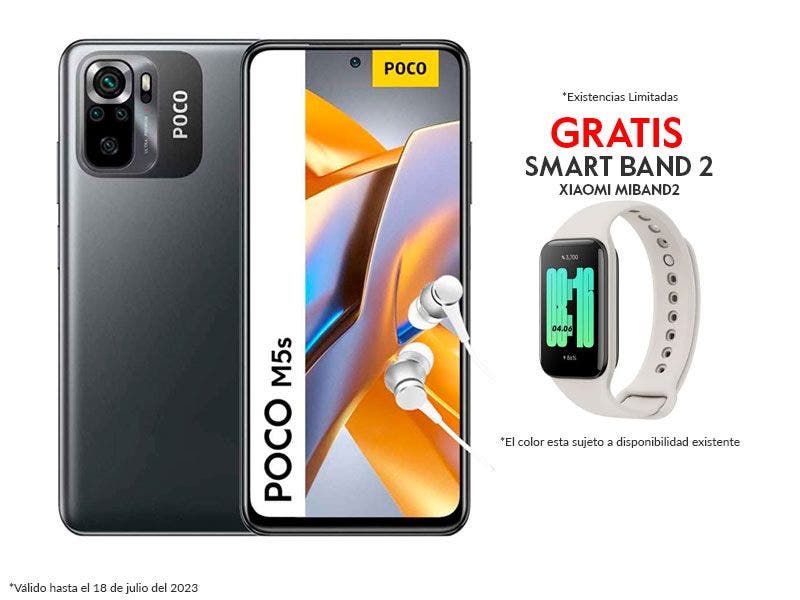 Xiaomi Poco M5s, 128GB, Dual SIM, Liberado (Gris)