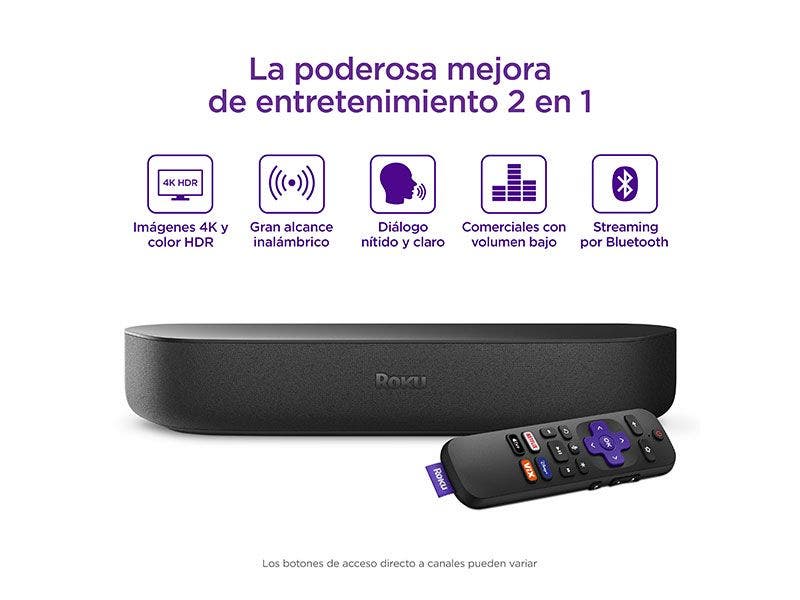 ROKU ROK9102MX Barra de sonido para TV por streaming 4K