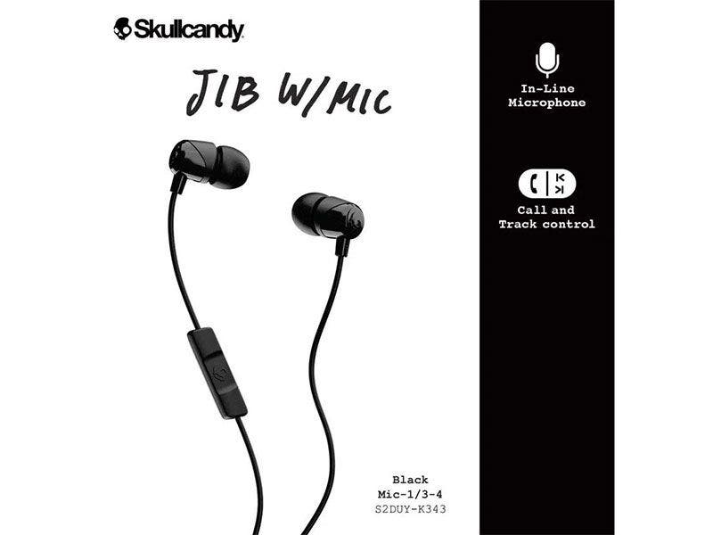 Audífonos Skullcandy JIB In-Ear con Micrófono y Alámbricos (Negro)