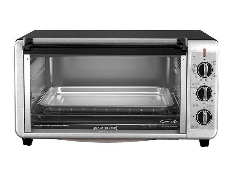 Black+Decker, TO3260XSBD, Horno tostador, 12 o 8 rebanadas