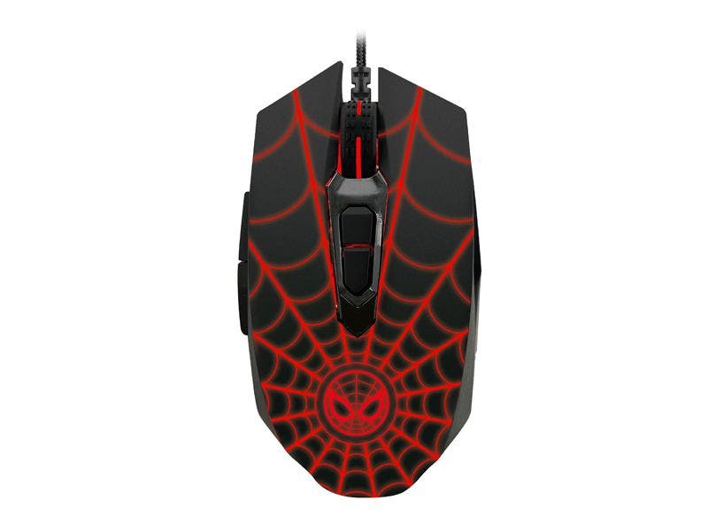 Mouse XTech Gaming Alámbrico con Iluminación Edición Spiderman Miles Morales