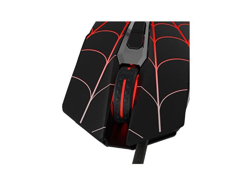 Mouse XTech Gaming Alámbrico con Iluminación Edición Spiderman Miles Morales