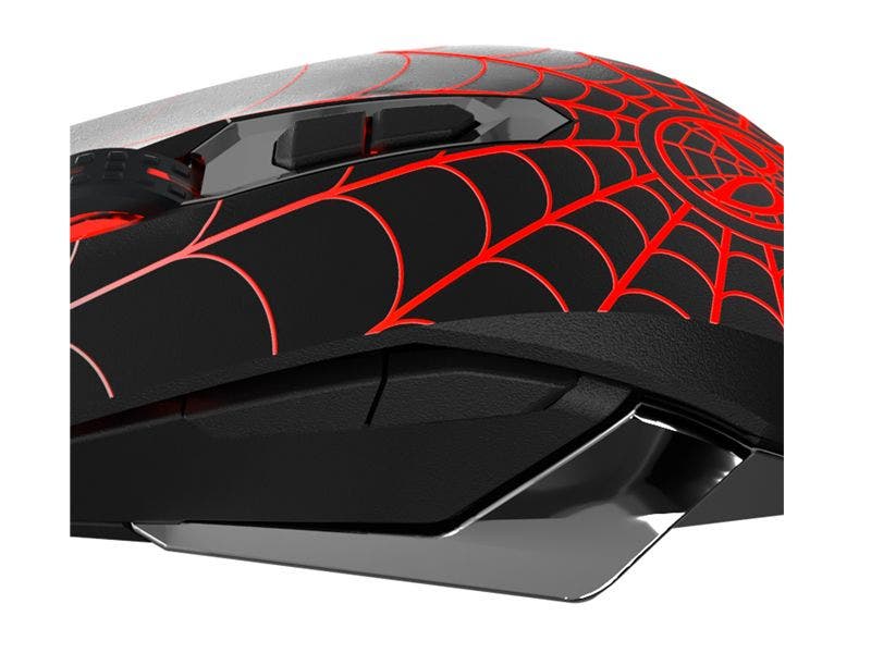 Mouse XTech Gaming Alámbrico con Iluminación Edición Spiderman Miles Morales