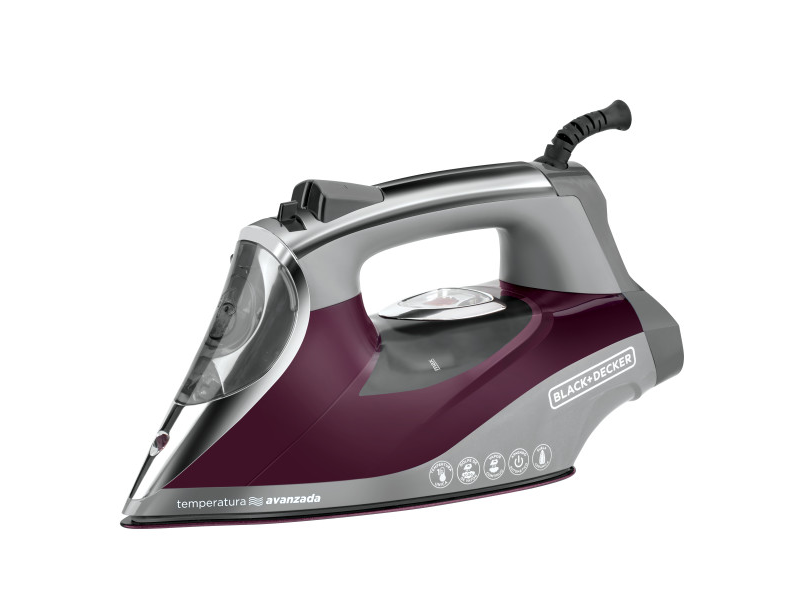 Black+Decker, D3501, Plancha de vapor, temperatura avanzada