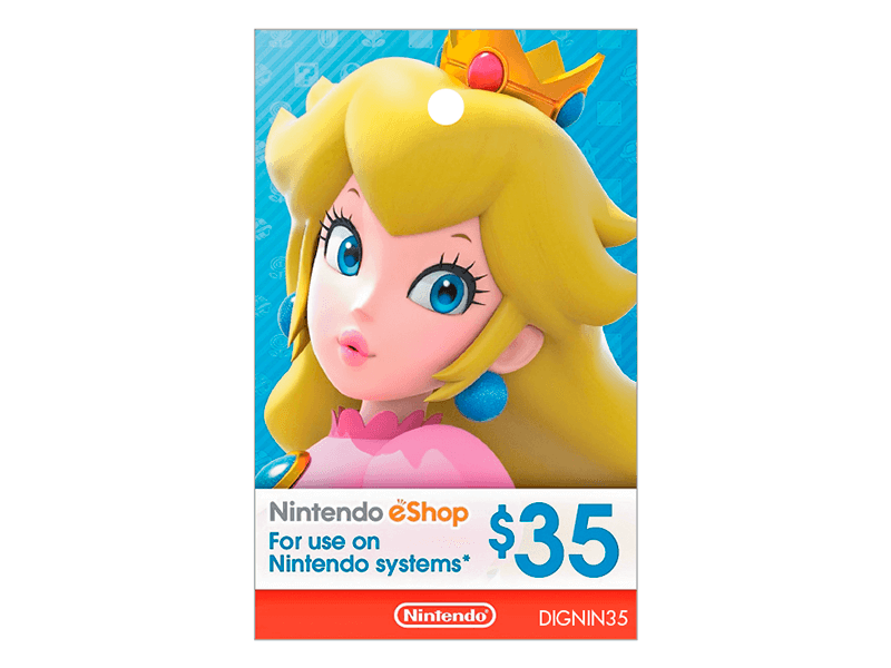 Tarjeta Nintendo Eshop de $35