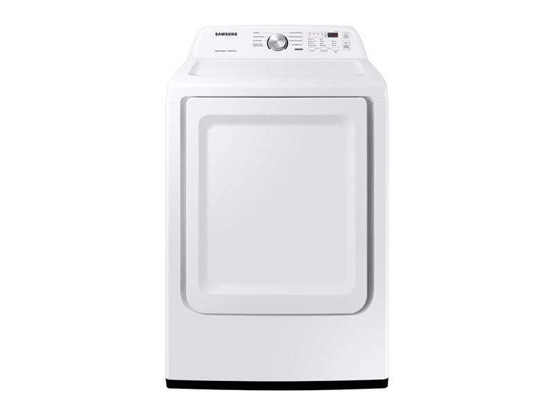 Secadora eléctrica de 48 libras, color blanco. Samsung, DVE22A3200W