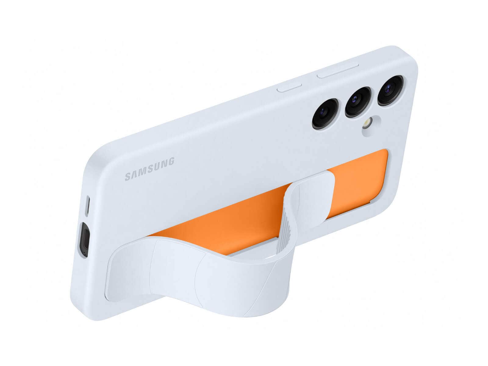 Samsung, Estuche Standing Grip para S24+ (Celeste)