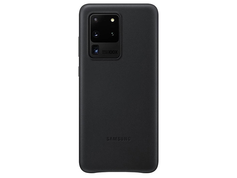 Samsung Estuche de Cuero para Galaxy S20 Ultra (Negro)