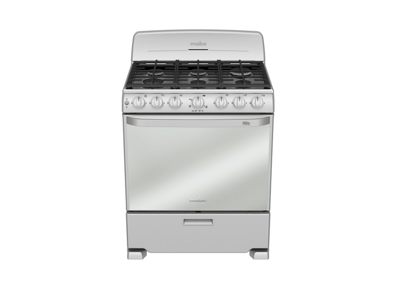 Estufa a gas de 30" con tecnología Perfect Cook y sistema Easy Clean Pro, Mabe EM7659BFIX0